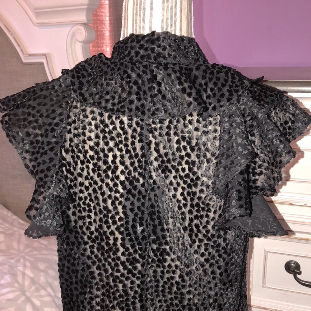 ROBERT RODRIGUEZ Pauline Burnout Velvet Top - Picture 8 of 14